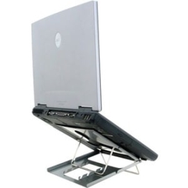 V-14T Portable Notebook Stand - For Notebooks To 14" - Height Adjustable - Folds Away - Silver V-14T