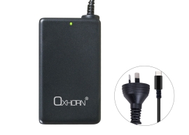 Oxhorn 65W Ac Power Adapter Usb-c Charger Power Delivery For Lenovo HP Dell Asus Usb-c Laptop Tablet Mobile Built-in Power Supply Protection 2M Cable NB-PD65B