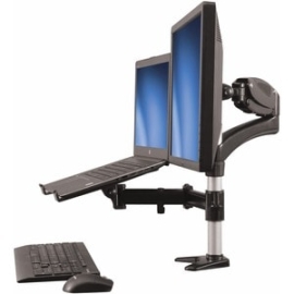 StarTech.com Laptop Monitor Stand, Computer Monitor Stand, Articulating, Vesa Mount Monitor Desk Mount, For Up To 27"(17.6lb/8kg) Displays - Height Adjustable - 1 Display(s) Supported - 38.1 Cm To 68.6 Cm (27") Screen Support - 7.98 Kg Load Capacity - 75