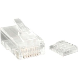 StarTech.com Cat 6 RJ45 Stranded Modular Plug Connector - 50 Pack - 1 X Rj-45 Network Male - Clear CRJ45C6STR50
