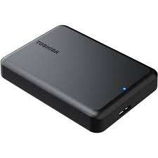 Toshiba 2TB Canvio Partner USB-C Portable External Hard Drive, Black, 3YR HDTB520AKCAB