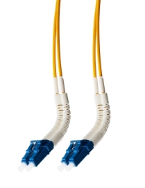 0.5m Lc Flexi Boot - Lc Flexi Boot OS1 / OS2 Singlemode Fibre Optic Duplex Cable 015.010.3100