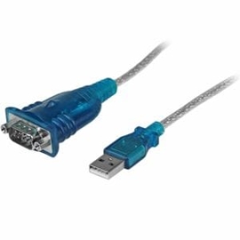 StarTech.com 17in (43cm) 1-Port USB To Serial Adapter Cable, Usb-a To DB9 RS232, USB To RS232 Adapter, Prolific Chipset - M/M - USB To Serial RS232 Adapter; USB Powered; Prolific Chipset - Converts A USB Port Into An RS232 DB9 Serial Port - Windows, Mac