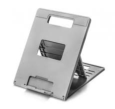Kensington SmartFit® Easy Riser™ Go Adjustable Ergonomic Laptop Riser and Cooling Stand for up to 14" Laptops K50421WW Grey