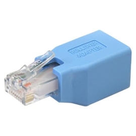 StarTech.com Cisco Console Rollover Adapter For RJ45 Ethernet Cable M/F - 1 X Rj-45 Network Female - 1 X Rj-45 Network Male - Blue ROLLOVER