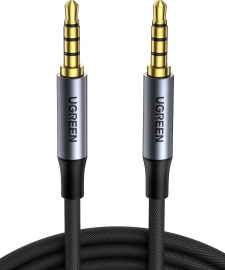 Ugreen 20785 3.5mm Braided 4-Pole Audio Cable Male To Male 3m ACBUGN20785