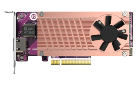 QNAP QM2 CARD, DUAL M.2 PCIe SSD, 10GBASE-T(1) EXPANSION CARD, Low Profile Bracket