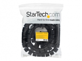 STARTECH 2.5M CABLE MGMT SLEEVE, SPIRAL - 45MM/1.8" DIAMETER 2YR CMSCOILED4