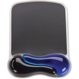 Kensington Duo Gel Mouse Mat Wave Blue/ Black 62401