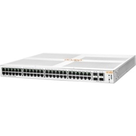 Hpe Instant On 1930 48 Ports Manageable Ethernet Switch - Gigabit Ethernet, 10 Gigabit Ethernet - 10/100/1000Base-T, 10GBase-X - 3 Layer Supported - Modular - 36.90 W Power Consumption - Twisted Pair, Optical Fiber - 1U - Rack-mountable - Lifetime Limite
