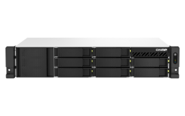 QNAP TS-873AeU-4G, 8-bay short-depth rackmount NAS, AMD Ryzen V1000 series V1500B 4C/8T 2.2GHz, 4GB DDR4 SODIMM RAM, 3y wty (no RAIL)