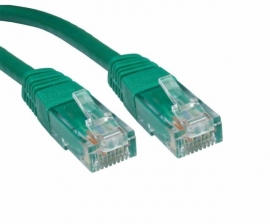 Network Cable: Cat6-A (Backward Compatible Cat6) Rj45 0.25M 25Cm Green Cat6-0.25M Green