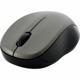 Verbatim Silent Mouse - Radio Frequency - USB Type A - Blue LED/Optical - 3 Button(s) - Graphite - 1 Each - Wireless - Scroll Wheel 99769