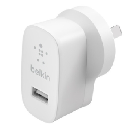 Belkin BoostCharge 12W Usb-a Wall Charger - White (WCA002auWH), Portable & Powerful, Lightweight & Compact, $2,500 Cew, 2 Years Warranty WCA002auWH