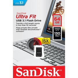 Sandisk 64gb Cz430 Ultra Fit Usb 3.1 (sdcz430-064g) Fussan64gcz430