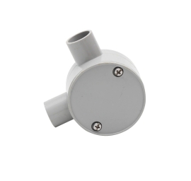 4C | Junction Box 20mm 2 Way Right Angle - 10 Pack 040.040.0380