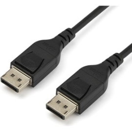 StarTech.com 1 M Vesa Certified DisplayPort 1.4 Cable - 8K 60Hz HBR3 Hdr - 3 Ft Super UHD 4K 120Hz - DP To DP Slim Video Monitor Cord M/M - 1m/3.3ft Vesa Certified DisplayPort 1.4 Cable - 8K 60Hz/HDR/HBR3/DSC1.2/HDCP2.2/4:4:4 Chroma Subsampling/PVC Jacke