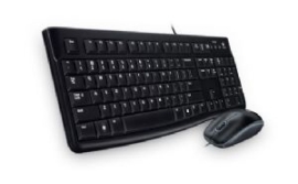 Logitech MK120 Keyboard & Mouse Combo Quiet Typing And Spill Resistant High-definition Optical Tracking Thin Profile 3yr Wty 920-002586