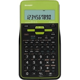 Sharp EL531TH Scientific Calculator - 273 Functions - LCD Display - 2 Line(s) - 12 Digits - LCD - Battery Powered - Aaa - 161 Mm Height X 80 Mm Width X 15 Mm Depth - Green, Black - Plastic EL531THBGR
