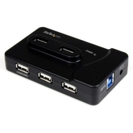StarTech.com USB Hub - USB - 6 Total USB Port(s) - 4 USB 2.0 Port(s) - 2 USB 3.0 Port(s) - Pc, Mac ST7320USBC