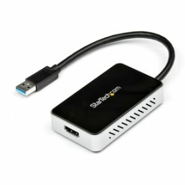 StarTech.com USB 3.0 To HDMI Adapter W/ 1x USB, USB To VGA Monitor Converter For Windows (no Support For MacOS/ChromeOS/Linux) - Taa - Windows Only; No Support For MacOS, ChromeOS Or Linux - Works W/ Windows X86/X64/Arm (Intel, AMD, Snapdragon X Copilot+