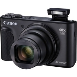 Canon PowerShot SX740 Hs 20.3 Megapixel Compact Camera - Black - 1/2.3" Sensor - Autofocus - 7.6 Cm (3")LCD - 40x Optical Zoom - Optical (Is) - 5184 X 3888 Image - 3840 X 2160 Video - Hd Movie Mode - Wireless LAN SX740HSBK