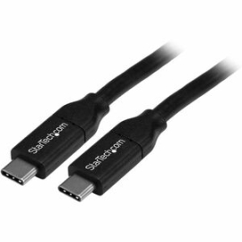 StarTech.com 4m USB C Cable With Power Delivery (5A) - M/M - USB 2.0 - USB-If Certified - USB 2.0 Type C Cable - Power USB-C Devices Over Longer Distances - Fast Charge USB C Mobile Devices From A USB-C Laptop Or Wall Charger - USB-If Certified - 4m USB