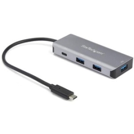 StarTech.com 4 Port USB C Hub To 3x USB A & 1x USB-C - SuperSpeed 10Gbps USB Type-C 3.2 Gen 2 Adapter Hub - USB Bus Powered - Portable - Uasp Support - 3 Total USB Port(s) - 3 USB 3.1 Port(s) - Mac, Linux, ChromeOS, Android, Pc HB31C3A1CB