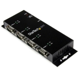 StarTech.com Serial Hub - Wall Mountable - 1 - Taa Compliant - USB - Pc, Mac, Linux - 4 X Number Of Serial Ports External - 1 X Number Of USB Ports ICUSB2324I