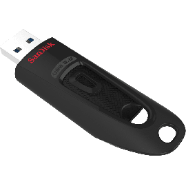 SanDisk Ultra USB 3.0 Flash Drive, CZ48 32GB, USB3.0, Blue, Stylish Sleek Design, 5Y SDCZ48-032G-U46B