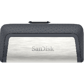 SanDisk Ultra Dual Drive USB Type C, SDDDC2 128GB, USB Type C, Blk, USB3.1/Type C Reversible, Retractable, Type-C Enabled Android, 5Y SDDDC2-128G-G46