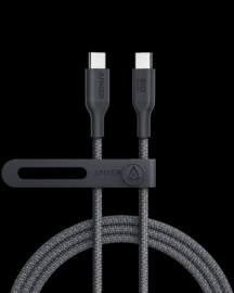 ANKER 544 BIO-NYLON USB-C TO USB-C TO USB-C CABLE (0.9MBLACK) A80F5H11