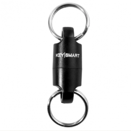 KeySmart MagConnect - Magnetic Keychain For Quick, Secure Key Attachment - Black KS814-BLK