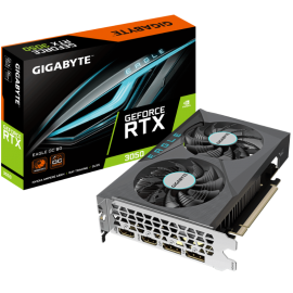 GIGABYTE GF RTX 3050 PCIe x16, 6GB GDDR6, EAGLE OC, 3YR WTY GV-N3050EAGLE-OC-6GD GV-N3050EAGLE-OC-6GD