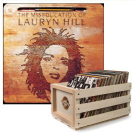 Crosley Record Storage Crate Lauryn Hill The Miseducation Of Lauryn Hill Vinyl Album Bundle SM-88875194221-B