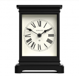 Newgate Time Lord Mantel Clock Matte Black NGMAN/TLOR187CK