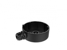 HIKVISION 1280ZJ-DM18 JUNCTION BOX, SUITS 21XX VANDAL DOMES, OUTDOOR, ALUMINIUM, BLACK, 2Y DS-1280ZJ-DM18-BLK