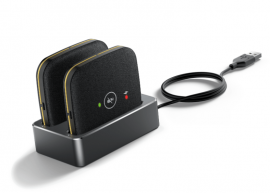 YEALINK CPW65 WIRLESS MICROPHOES x2, WDD60 USB DECT DONGLE, CHARGER CRADLE, 2YR CPW65-PACKAGE