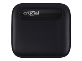 CRUCIAL X6 1TB PORTABLE USB-C SSD, UP TO 800MB/s READ, BLACK, 3YR WTY CT1000X6SSD9