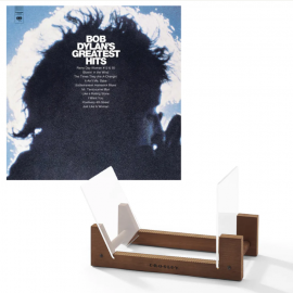 Bob Dylan Greatest Hits Vinyl Album & Crosley Record Storage Display Stand SM-88985455611-BS