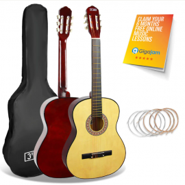 3rd Avenue Full Size Classical Guitar Pack - Natural NM-STX20ANPK