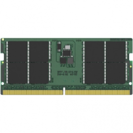Kingston RAM Module for Notebook - 32 GB - DDR5-5600/PC5-44800 DDR5 SDRAM - 5600 MHz Dual-rank Memory - CL46 - 1.10 V - Non-ECC - Unbuffered - 262-pin - SoDIMM KCP556SD8-32