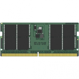 Kingston ValueRAM RAM Module for Notebook - 32 GB - DDR5-5200/PC5-41600 DDR5 SDRAM - 5200 MHz Dual-rank Memory - CL42 - 1.10 V - Non-ECC - Unbuffered - 262-pin - SoDIMM KVR52S42BD8-32