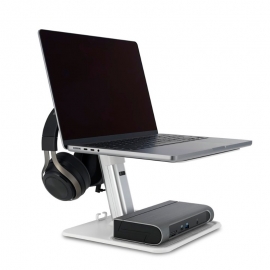 KENSINGTON Laptop Riser with Dock Storage & Headset Hanger K50826WW