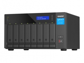 QNAP 8-BAY NAS (NO DISK) INTEL 16-CORE 2.5GHz, 32GB, 2.5GbE(2), 10GbE(2), PCIe, 3YR WTY TVS-H874X-I9-64G