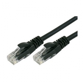 COMSOL 5MTR RJ45 CAT 6 PATCH CABLE - BLACK UTP-05-6B-BLK