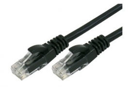 COMSOL 1.5MTR RJ45 CAT 6 PATCH CABLE - BLACK UTP-1.5-6B-BLK