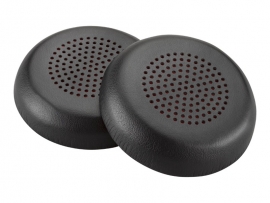 HP POLY SPARE EAR CUSHIONS, QTY 2, LEATHERETTE, BLACK FOCUS 2 783R8AA
