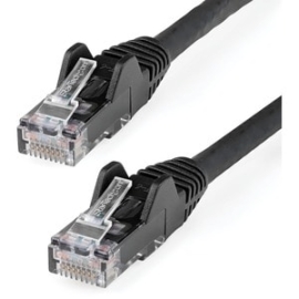 StarTech.com 3m CAT6 Ethernet Cable, Lszh (Low Smoke Zero Halogen), 10 GbE Snagless 100W PoE Utp RJ45 Black Cat 6 Network Patch Cord, Etl - 3m Black Lszh CAT6 Ethernet Cable - 10GbE Multi Gigabit 1/2.5/5Gbps/10Gbps To 55m - 100W PoE++ - Ansi/Tia-568-2.D
