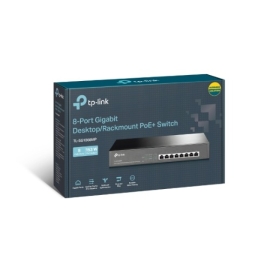 (CH)TP-Link Tl-Sg1008Mp 8-Port Gigabit Desktop/Rackmount Switch With 8-Port PoE+ (Replacement Model Of Tl-Sg1008Pe) TL-SG1008MP